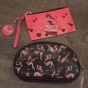 Fluff Pinup Girl Accessories Bag Set